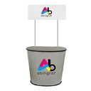 EXHIBIDOR DE PUBLICIDAD CURVO 30*80CM