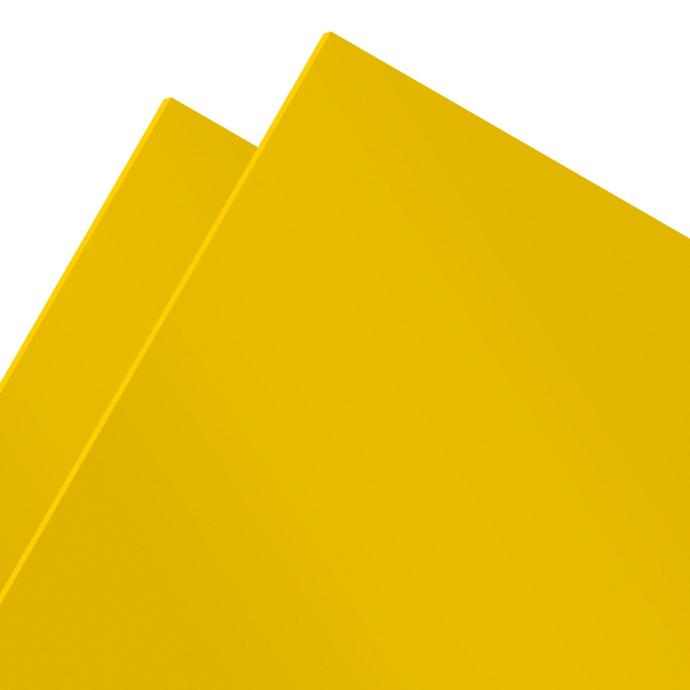 ACRILICO MGRAF AMARILLO 237 FUNDIDO 3MM LINER PLASTICO 1.22 X1.22MTS